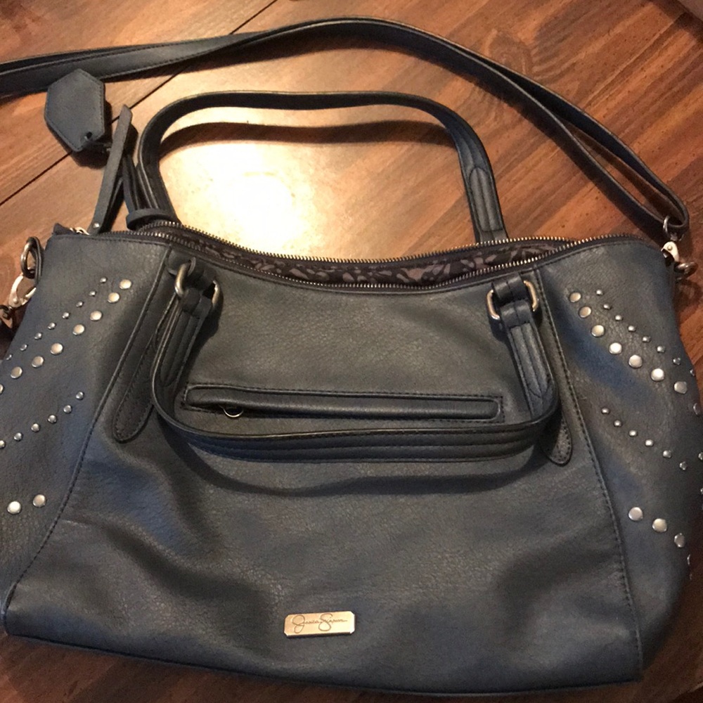 Slate blue Jessica Simpson purse
